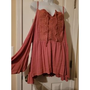 Rue 21+ Cold Shoulder Top